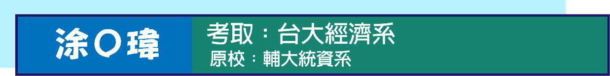台大經濟系轉學考上榜心得