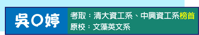 清大資工系轉學考上榜心得
