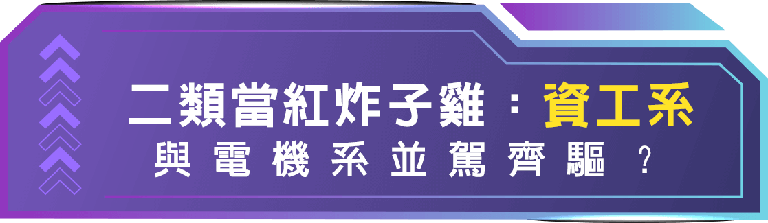 資工系、電機系誰更受歡迎