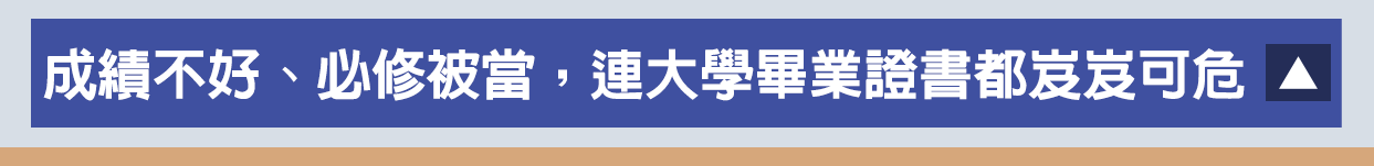 大學補習拯救岌岌可危的大學畢業證書