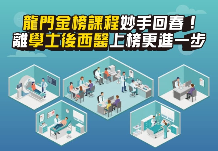 龍門後醫金榜課程，離學士後西醫上榜更進一步